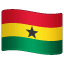 flag: Ghana on platform Whatsapp