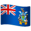 flag: South Georgia & South Sandwich Islands on platform Whatsapp