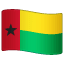 flag: Guinea-Bissau on platform Whatsapp