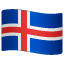 flag: Iceland on platform Whatsapp
