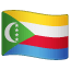 flag: Comoros on platform Whatsapp