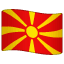 flag: North Macedonia on platform Whatsapp