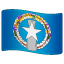 flag: Northern Mariana Islands on platform Whatsapp