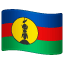 flag: New Caledonia on platform Whatsapp