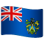 flag: Pitcairn Islands on platform Whatsapp