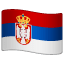 flag: Serbia on platform Whatsapp