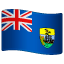 flag: St. Helena on platform Whatsapp