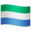 flag: Sierra Leone on platform Whatsapp