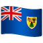 flag: Turks & Caicos Islands on platform Whatsapp