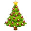Christmas tree on platform Whatsapp