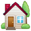 house with garden on platform Whatsapp