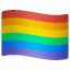 rainbow flag on platform Whatsapp
