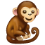 monkey on platform Whatsapp