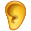 ear on platform Whatsapp