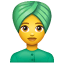 woman wearing turban on platform Whatsapp
