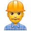 man construction worker on platform Whatsapp
