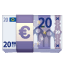 euro banknote on platform Whatsapp