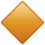 large orange diamond on platform Whatsapp