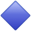 large blue diamond on platform Whatsapp