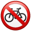 no bicycles on platform Whatsapp