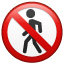 no pedestrians on platform Whatsapp
