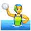 woman playing water polo on platform Whatsapp