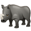 rhinoceros on platform Whatsapp