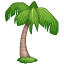 palm tree on platform Whatsapp