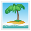 desert island on platform Whatsapp