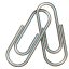 linked paperclips on platform Whatsapp