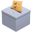 ballot box with ballot on platform Whatsapp
