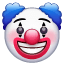 clown face on platform Whatsapp