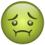 nauseated face on platform Whatsapp