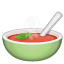 bowl with spoon on platform Whatsapp