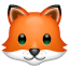 fox face on platform Whatsapp