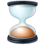 hourglass on platform Whatsapp