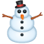 snowman without snow on platform Whatsapp
