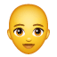 woman: bald on platform Whatsapp