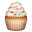 cupcake on platform Whatsapp