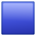 blue square on platform Whatsapp