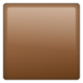 brown square on platform Whatsapp