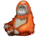 orangutan on platform Whatsapp