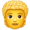 person: curly hair on platform Whatsapp