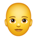 person: bald on platform Whatsapp
