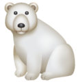 polar bear on platform Whatsapp