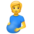 pregnant person on platform Whatsapp